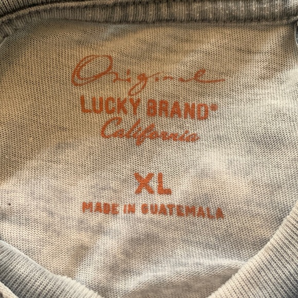 Softest Lucky brand journey sheer burnout band tee - L/XL - Picture 7 of 8